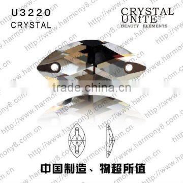 UNITE U3220 crystal navette sew-on stone