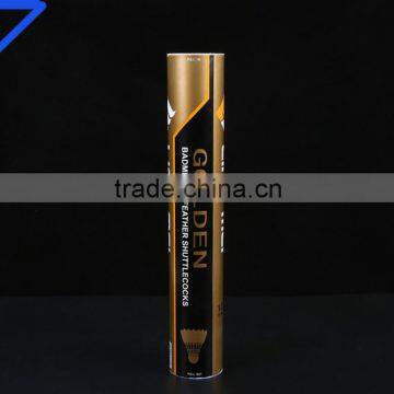 Good Price Goose Feather Durable Flight Tournament Badminton Shuttlecocks