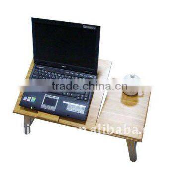 Bamboo laptop desk