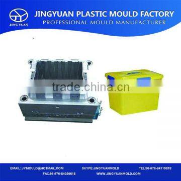 OEM custom plastic injection container crate mould manufacturer