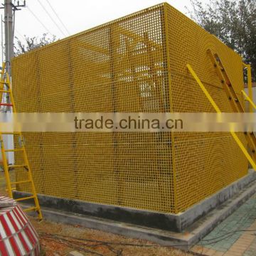 Smooth surface FRP molded grating for fencing