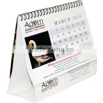 Wholesale Custom Calendar Printing/Desk Calendar Stand