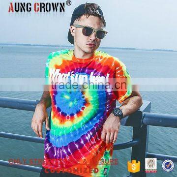 Multicolored Oversized T Shirt Print Custom Logo New Style Made In China