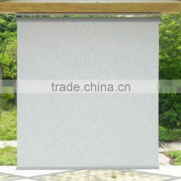 white blackout roller blind