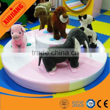 Hot sale kids electric animal carousel for indoor playground for kids