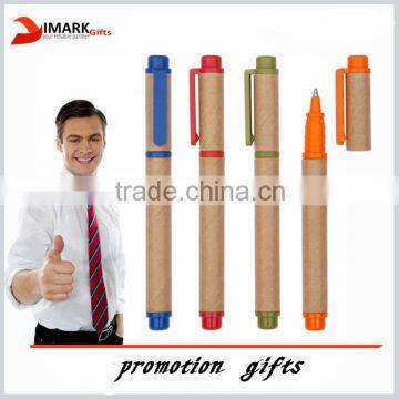 custom eco friendly promotional eco recycled paper pen