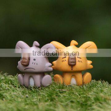 customized kawaii miniature koala resin figures/customized anime cartoon resin figures/high quality resin figurine manufacturer