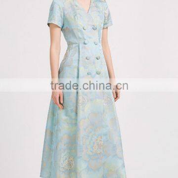 2016 Slim Dress Embroidery Dress Chinese Style Fancy Dress Elegant Dress OL