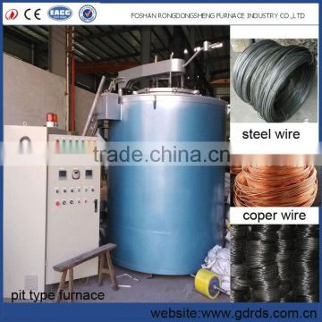 Batch pit-type black wire electric annealing furnaces for sale