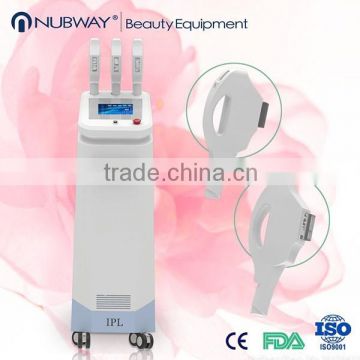 China factory machine!!!Elight IPL permanent hair remover beauty parlor instrument&IPL freckle removal saloon equipments-CE