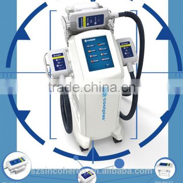 New technology liposuction fat freezing machine 3 handles belly fat reducing machine