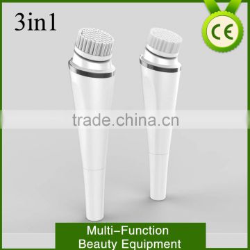 wholesale electric facial cleaning brush, vibrating facial brush with 360 rotation