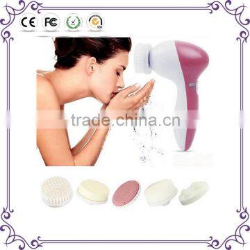 Multi-functional 5 in 1 facial pore cleaning brush manufacturer
