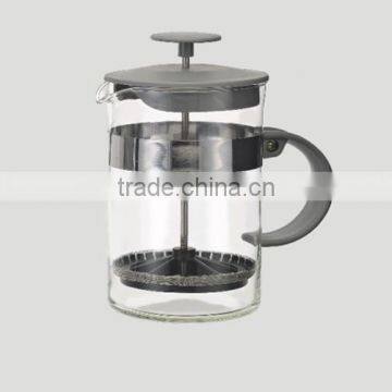 600ML High Quality Stainless Steel Glass Coffee Maker French Press