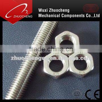 stainless steel 316 din975 full thread rod