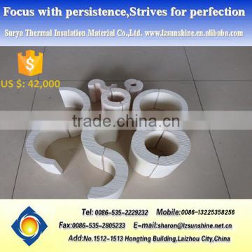 Crude Oil Pipeline Thermal Insulation Calcium Silicate Pipe Shell