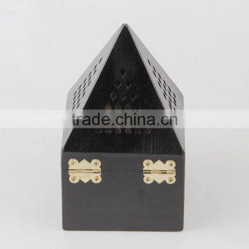 HOT SELL PYRAMID SHAPE WOOD INCENSE BURNER WHOLESALE INCENSE BURNER WOODEN photo-3