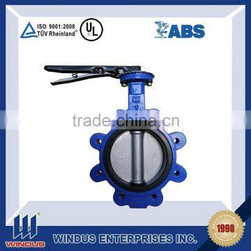 DN1450 PN65 shutoff butterfly valve