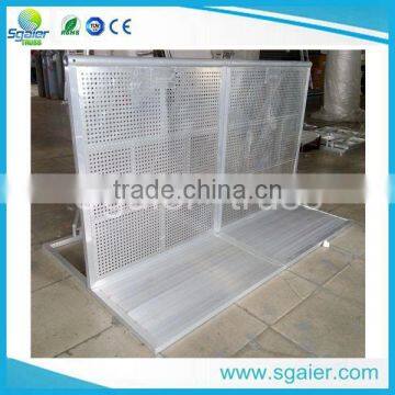 factory price aluminum portable crowd control barrier used for outdoor activities