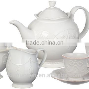 Cheap Sale Classic White Cup & Saucer Set Tea Set