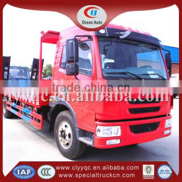 FAW 10ton low flatbed trucks 4x2 low bed truck with reasonable price