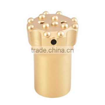 Tungsten carbide rock drilling tools thread button bit