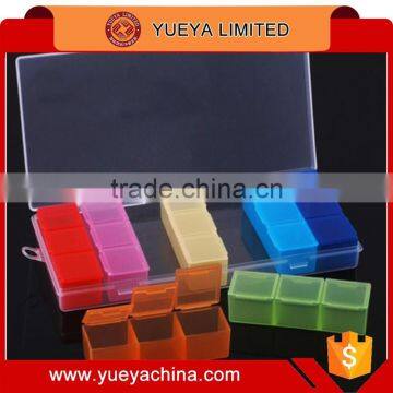 21 Cells Colorful Medicine Chest Box Case