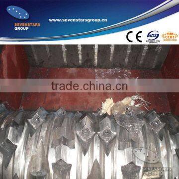Waste wood and big plastic shredder machine