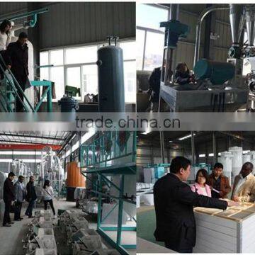 50T/Day Maize Flour Production Line Corn Grits Mill Plant Cereal Grain Crusher Grinding Machine photo-4