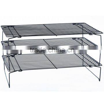 3 Tier Stackable Metal Food Pie Pastry Cooling Display Rack photo-4