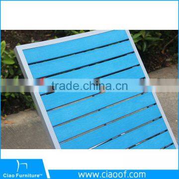 Outdoor Rattan Lounge Furniture Aluminum Sun Lounger Beach Chair photo-5