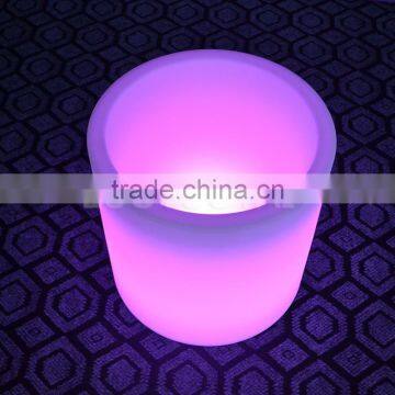 16'' Waterproof Rechargeable RGBW Multi Color LED Light up Bar Ice Bucket/led Flower Pot With Remote LTT-SF15 photo-3