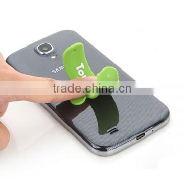 Flexible Candy Color Environment Friendly Silicone Phone Holder for iPhone, Galaxy