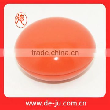 Tin sheet orange coat custom printed round gift boxes