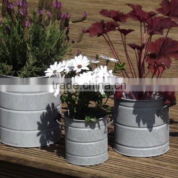 Galvanized Outdoor Planter | Galvanized Zinc Flower Garden Planter