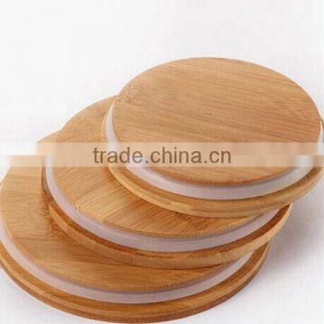 Exquisite Seal Clear Glass Storage Jar Wood Lid, Food Canister Wooden Lid photo-4