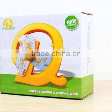 Wholesale Stock Small Order Plastic Portable USB Letters Mini Fan photo-4