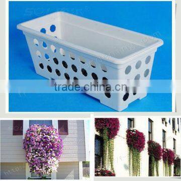 SOL 2015 durable plastic box planter grow pots windows balcony