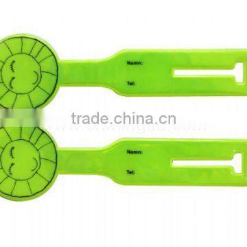 Soft PVC Reflective Pendant Custom Safety Glow in Dark PVC Hanger photo-5