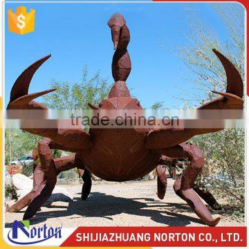 Large stainless steel crab sculpture for square decor NTS-023LI