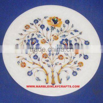 Vendor Natural Marble Inlay Plate