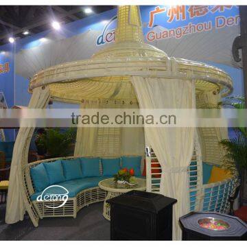 Garden Round Rattan Gazebo