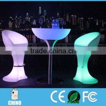 High Led Cocktail Table Metal Table With Chair for Event photo-3