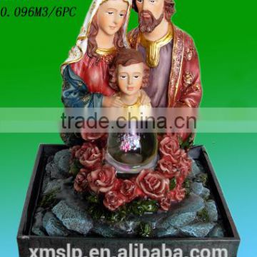 resin religiou fountain