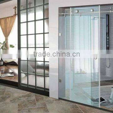 10mm Clear Tempered Glass Sliding Commercial Door