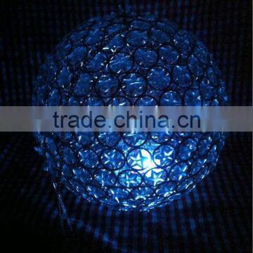 wholesale acrylic craft handmade LED iron ball wedding decoration centerpieces