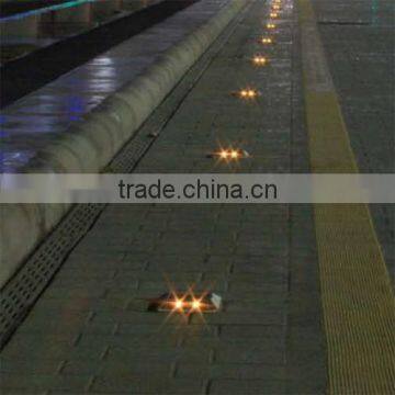 Aluminum Solar Powered (Charging) LED Reflective Road Stud (Cat Eyes / Pavement Marker) MS-200D(Anchor Type / Waterproof IP68) photo-2