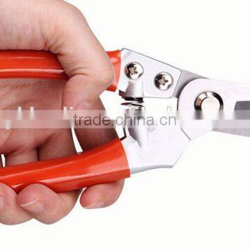 8 Inch Straight Blade Garden Ratchet Pruning Shears photo-3