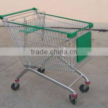 European type supermarket trolley