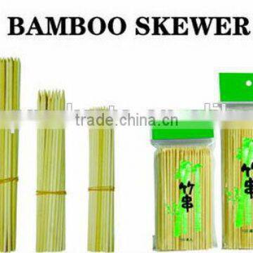 Cheap grill barbeque eco-friendly bbq flexible bamboo skewers(sticks)